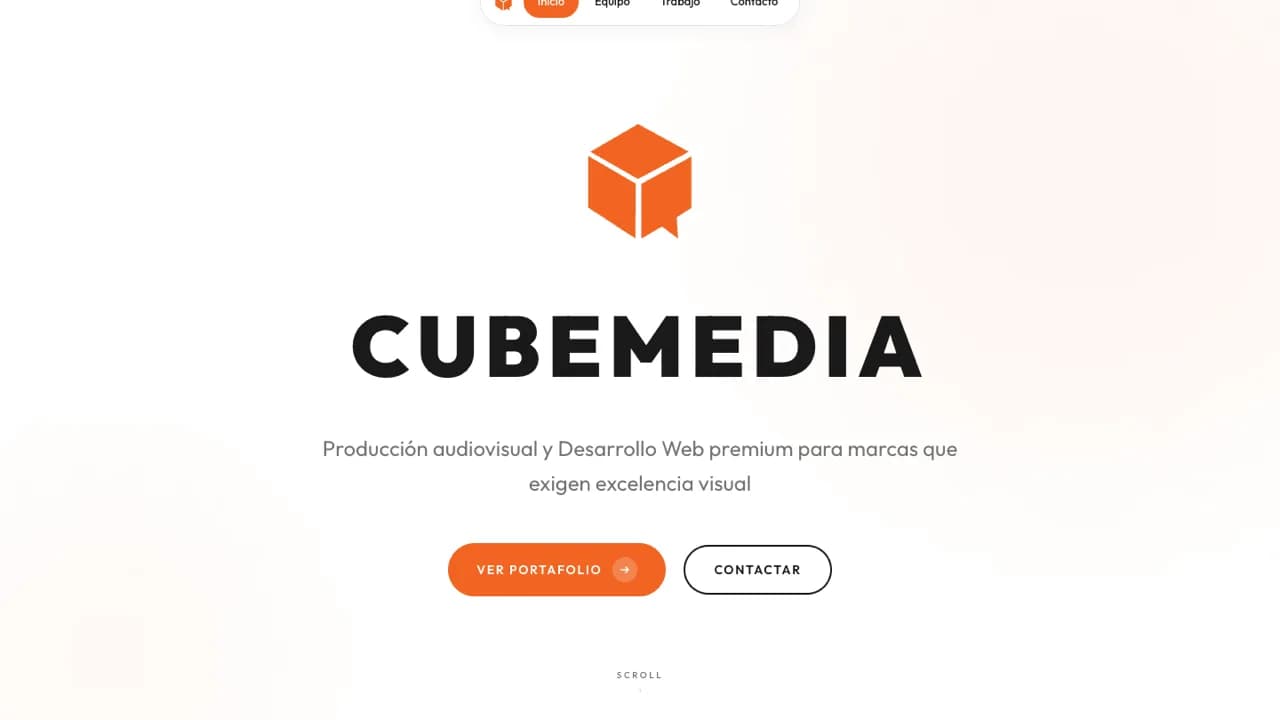 Captura de pantalla de Cube Media