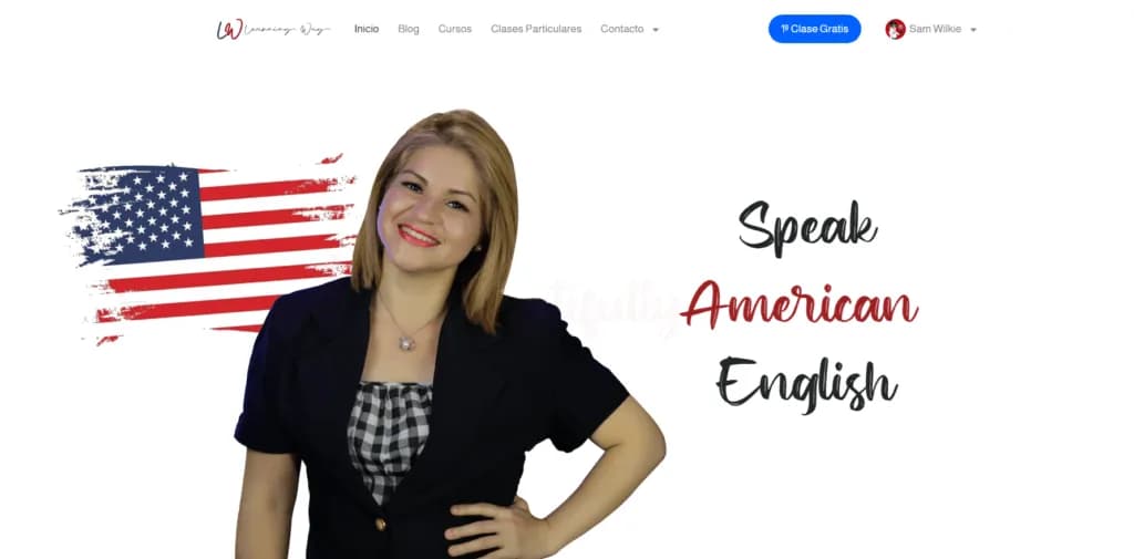 Captura de pantalla de LW Language School