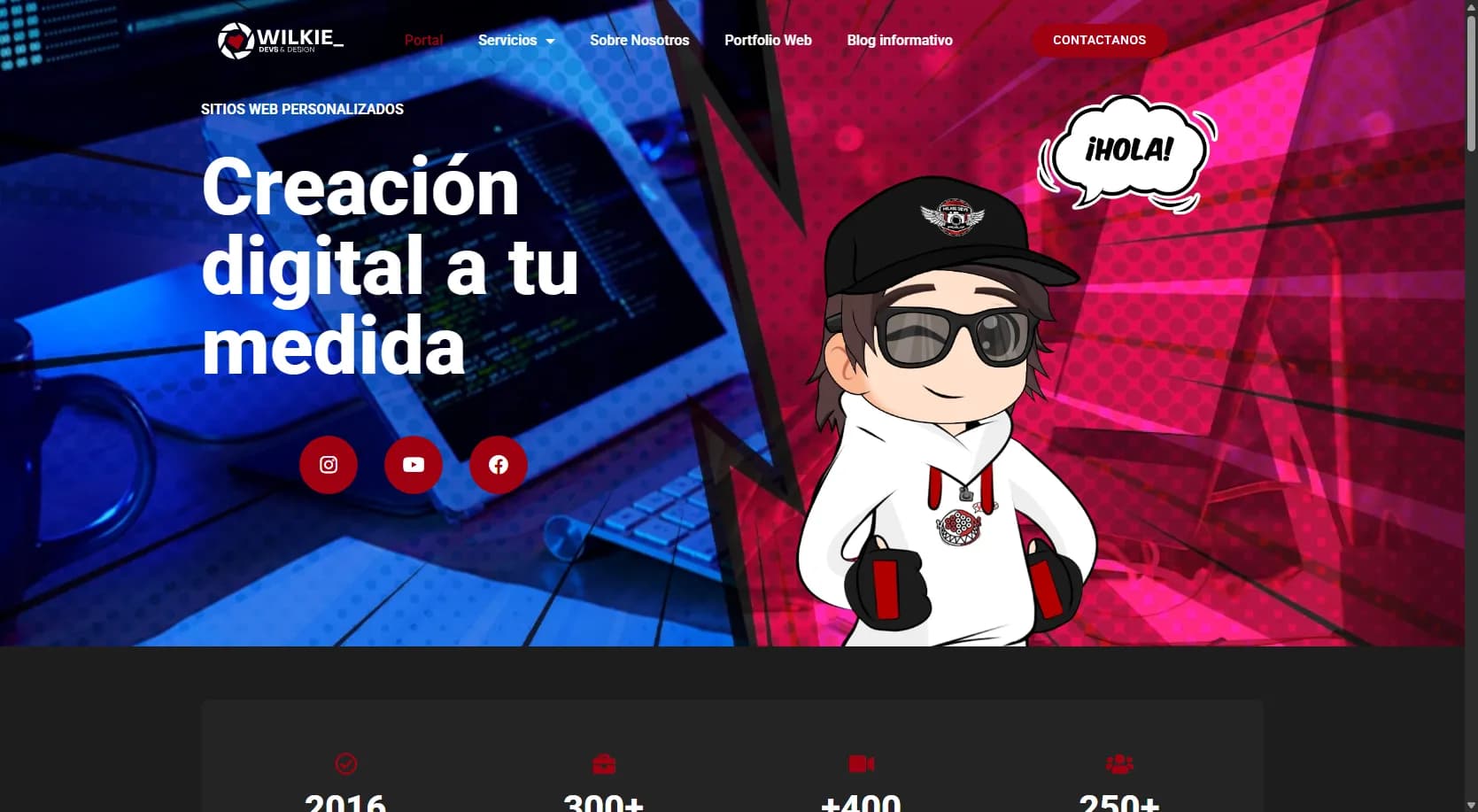Captura de pantalla de Wilkie Devs