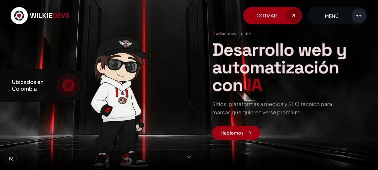 Captura de pantalla de WilkieDevs